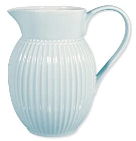 GREENGATE Dekorativer Krug mit hellblauem ALICE-Porzellangriff L 1,5 H 18,5x13,5 cm