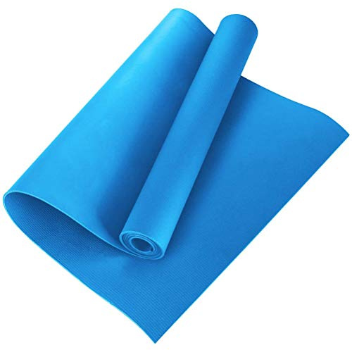 Keenso Yoga-Matte, rutschfest, 4mm, Eva, Fitnessmatte, für Yoga, Pilates, Heim-Fitnessstudio