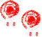 Berry 10 Meter 8MM Plastic Chain - Red and White, Highly Visible Plastic Barrier Chain with 4 Connectable Hooks, Durable Safety Chain for Crowd Control, Construction Sites, and Hazardous Areas - 2 Pcs