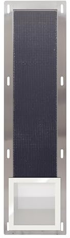 Balneo Bac à Papier Toilette pour 6 Rouleaux - Blanc - en Acier Inoxydable - 72 x 19,5 x 12,1 cm - Wall-Box Paper 3 Blanc