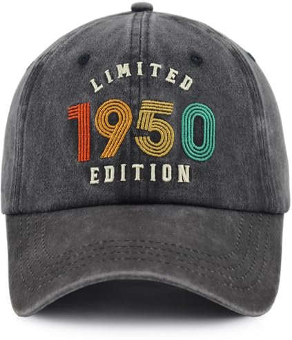 Fxbwhtey 73., 74., 75., 76., 77., 78., 79., 80., 81., 82. Geburtstag, Geschenke für Männer und Frauen, Vintage 1950 Limited Edition, Einheitsgröße