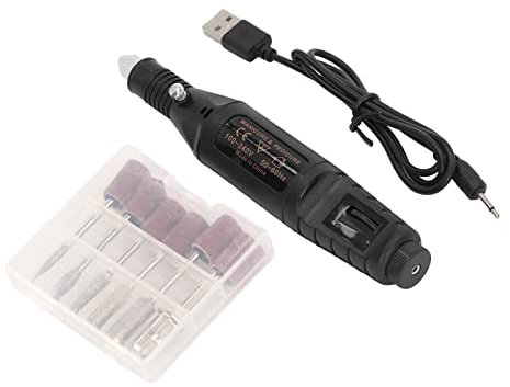 Macchina Per Incidere, Macchina Per Incidere Alimentata Tramite USB ABS Utensile Elettrico Multiuso Mini Utensile Rotante Penna Per Incisione Elettrica Per Levigatura Lucidatura Artigianato Fai-da-te