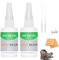 High Strength Oily Glue - 2Pcs Super Glue for Plastic - Strong Glue with Precise Nozzle - Waterproof Glue Fast Repair Curing, Strong Glue for Plastic/Leather/Model/Rubber/Shoes etc (2Pcs)