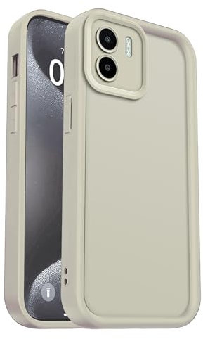 PanXCase Funda para Xiaomi Redmi A1 4G / Redmi A2 4G - Carcasa Silicona Delgada Suave Ligera Elegante Diseño, Protección Cámara Antichoque Antiarañazos Cover (Blanco)
