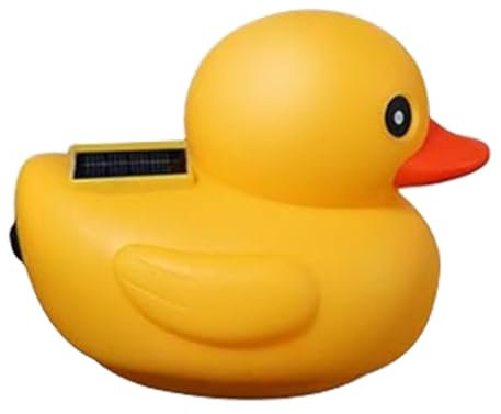 Canard Jaune Flottant Solaire – Lampes Solaires Élégantes Pour Piscine | Canards Solaires Flottants Pour La Décoration De Piscine, Lumières De Piscine De Canard Flottantes À Énergie Solaire