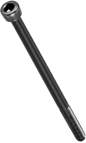 METALLIXITY Vis à six pans creux M5-0,8x90mm 10 Pièces DIN912/ISO4762 | Acier carbone oxydé, Classe 12,9, UNC Grossier, Noir