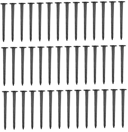 JEWEDECO 1 Shoe Repair Nails Hardware Nails Miniature Nail Heels Replacement Nails Round Head Nails Small Nails Shoes Repairing High-Heeled Shoes Nails Horseshoe Nails Boots Pump Black Iron