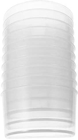 GREENADSCAPE 10 Stück Vogelfutterspender Taubenfutterspender Hängebecher Mit Haken Für Futterschale Und Wassertränke Für Vögel