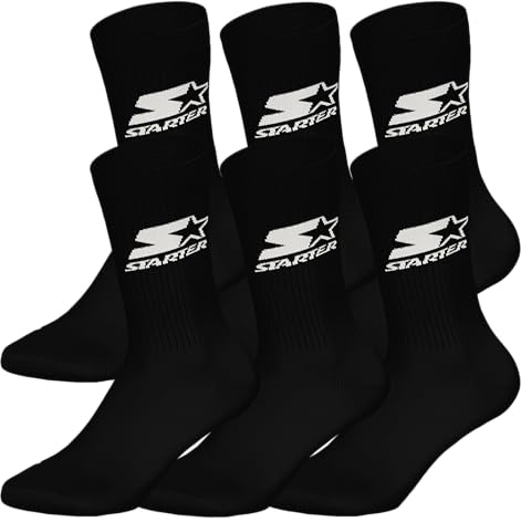 STARTER 6 pack Crew Socks