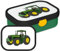Mepal – Boîte à déjeuner pour enfant (Tracteur, motif Tracteur de dessin animé) – avec compartiment bento et fourchette – sans BPA, passe au lave-vaisselle