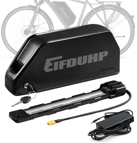 52V 25AH Ebike Battery with Charger 40A-BMS 5Pin Base, Electric Bike Lithium Ion Battery Large Capacity for 200W-1500W Motor Conversion Kit (52V 25AH)
