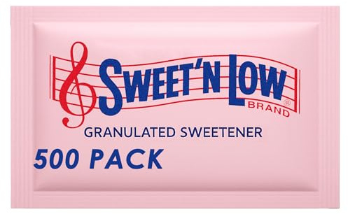 Sweet'N Low Granulated Sweetener 500 Sachets, Low Calorie Sugar Substitute