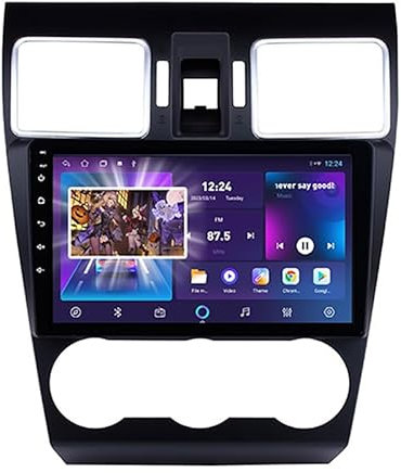 JYZHAO 9-Zoll-Touchscreen Android Autoradio 2 Din GPS-Navigation Für Subaru Forester 2013-2015 Con Plug-and-Play Unterstützung USB-Spiegelverbindung Radio Video Player Rückfahrkamera