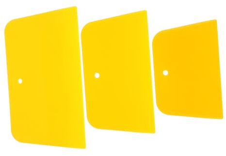 ETHZZLE 3 Stück Weiches Spachtelset Karosseriespachtel Für Autopflege Vielseitig Kratzfest Unterschiedliche Größen