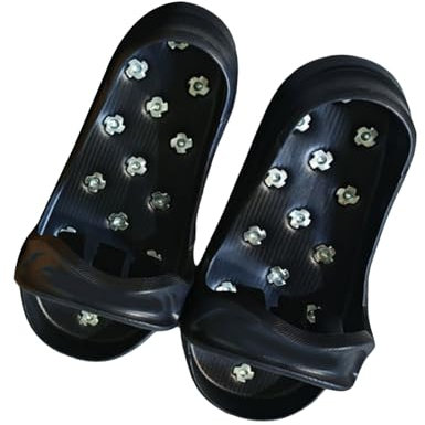 Uqezagpa Small Spiked Shoes for Resinous Coatings Hands Designs Spiked Shoes Upgrades for Easy Epoxy & Overlay