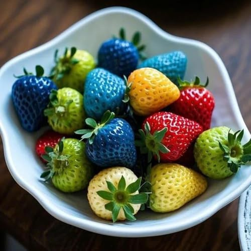 semillas de fresa colgantes - semillas de fresa - trepadoras Decoración de zapote, resistentes jardín 500pcs