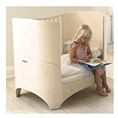 Leander Babybett mit Juniorkit White Wash