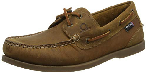 Chatham Men's Deck II G2 Boat Shoes, Walnut