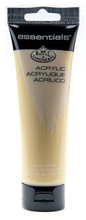 Royal & Langnickel Acrylique 120 ml Jaune de Naples Pack de 3