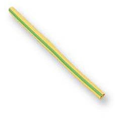 Cable-Core Heat Shrink Tubing 2:1 Ratio Green/Yellow 2.4mm 5m