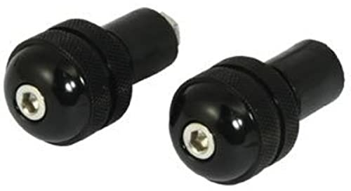 BAR END ROUND 13MM BLACK