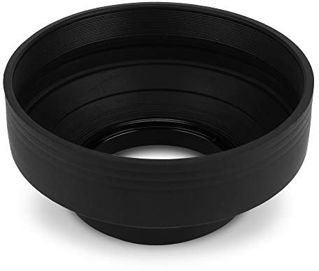 CELLONIC Gegenlichtblende kompatibel mit Ø 62mm - Filtergewinde Ø 62mm Objektiv Sonnenblende Kamera Streulichtblende Lens Hood