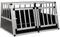 vidaXL Hundetransportbox Doppeltür 89x69x50 cm Hundebox Reisebox Transportbox
