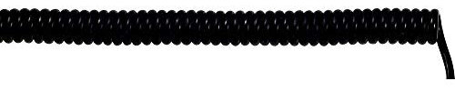 LAPP 73220251 Spiralkabel UNITRONIC® SPIRAL 200mm / 800mm 4 x 0.25mm² Schwarz 5St.