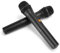 Lazmin112 2-in-1-Funkmikrofone, UKW-Universal-Handmikrofon mit USB-Empfänger, Plug-and-Play, geeignet für Karaoke, Live-Auftritte, Tagungen, Kirchen, Schulen(Schwarz)