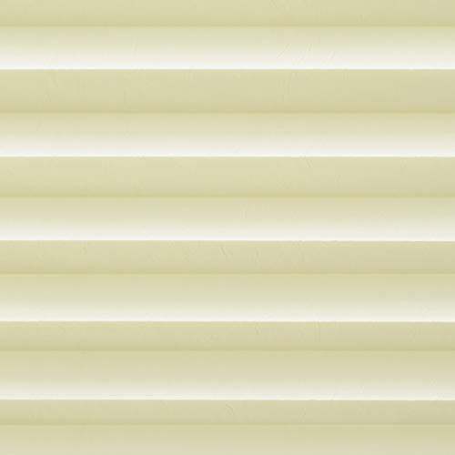 Sunpro24 Plissee auf Maß, Blickdichtes Faltrollo, Montage im Glasfalz mittels Schrauben, Sonnenschutzrollo, (B) 21 x (H) 30 cm, Creme