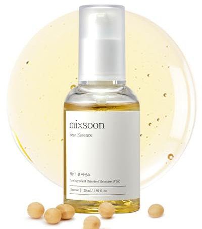 mixsoon Bohnenessenz 1,69 fl oz 50 ml | Natürliches fermentiertes Sojabohnenserum zur Befeuchtung und Pflege der Haut | Tierversuchsfrei