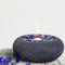 Greyhoo 11-inch Portable fire Pit, Tabletop Fireplace fire Bowl Use Iso-Propyl Alcohol as Fuel. Clean-Burning Bio Ethanol Ventless Fireplace for Indoor Outdoor Patio Parties Events, RB-11