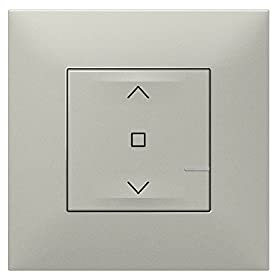 Comando de persianas inalambrico Legrand 741838 serie Valena Next with Netatmo color Aluminio