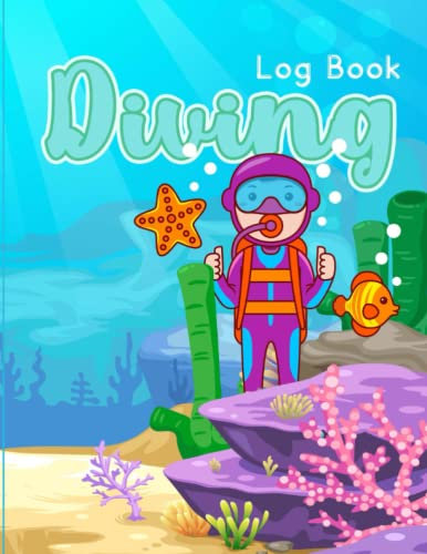 Diving Log Book: To record date, time, location, condition, equipment and more for divers