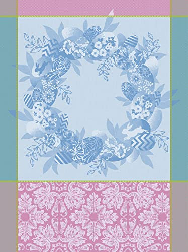 Le Jacquard Français 27521 Geschirrtuch Couronne De Paques Myosotis 80X60 cm Baumwolle