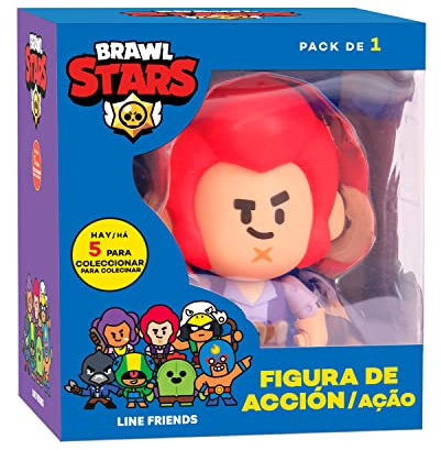 Bizak Brawl Stars 64116011 Action-Figur, 1 Stück, in Box, Colt. Multiplayer-Spielfiguren, 11 cm
