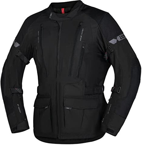IXS Lennik-ST Motorrad Textiljacke (Black,L)