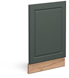 Vicco Frontblende Fame-Line, Grün-Gold Landhaus/Goldkraft Eiche, 45 cm ohne Arbeitsplatte