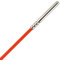 SeKi Temperaturfühler PT1000 2 Meter; Temperatursensor, Tauchfühler, Widerstandsthermometer mit Silikonleitung bis +250°C