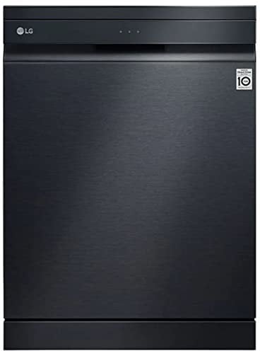 LG TrueSteam QuadWash DF455HMS 14 Place Dishwasher - Black