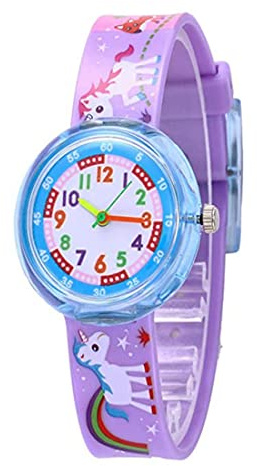 Charles William Cute Kids Children Zoo Animals Car Truck Numbers Childs Watch Perfect for First Time Telling