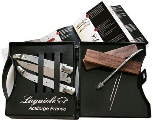 Laguiole pliant en kit avec 2 mitres en inox