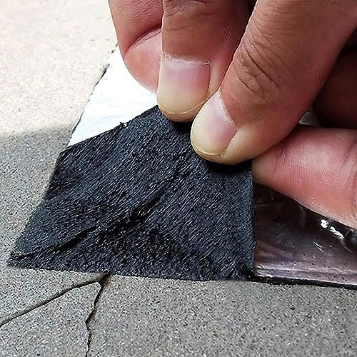 FENGSHOUU Bitumen-Band,Selbstklebendes Dichtungsband,Reparatur-Band,UV-beständige Schutzfolie,Stark Klebend Wetterfest,für Metalldach/RV Markise/Fenster Dichtung/Boot (1x10m)