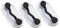 Magnetischer Brillenhalter, 3 Stück, Edelstahl, magnetischer Brillenhalter, Ausweishalter, magnetischer Brillenclip, Brillenhaken zur Befestigung an Kleidung für Männer und Frauen (schwarz)