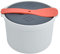 Msiud Cuiseur à Riz pour Micro-Ondes 2 L, Micro Onde avec Filtre Cuiseur à Riz, Microwave Rice Cooker, Cuisson Réchauffage Faciles Pâtes Alimentaire Lavable Au Lave-Vaisselle PP Autocuiseur (Orange)