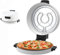 Pizza Maker, 2000W Electric Pizza Oven with Temperatures control, High temperature for fast roasting/Non-stick coating, for household, kitchen