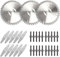 Lames de Rechange Weed Eater Wacker, Lames de Coupe-Bordure pour Remplacement Universel, Lame de Coupe-Herbe, Lame de scie Circulaire, têtes de Lame de débroussailleuse