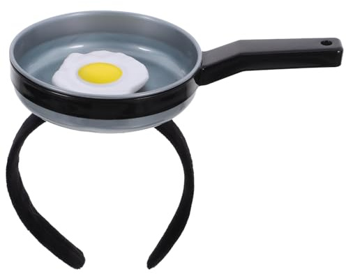 VOSAREA Funny Headband Novelty Party Pan Headband for Dress up for Women Hair Clasp for Cosplay Festivals and Theme Party Hair Hoop