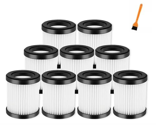 MKVAXR Waschbarer HEPA-Filter, for MOOSOO, XL-618A X6, for GeeMo, G201, Akku-Staubsauger, Filterelemente, Ersatzteile Auto-Vakuumfilter(9 HEPA)