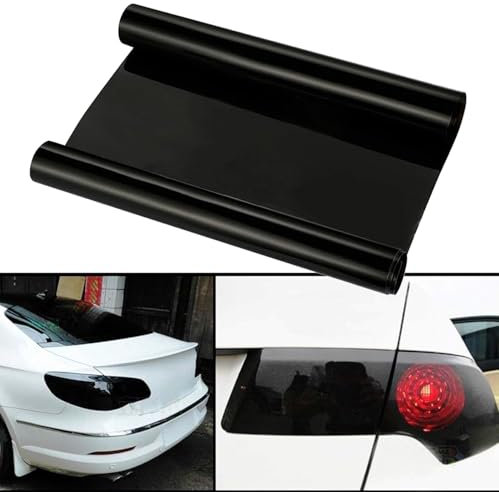BSFYJXW Scheinwerfer Folie für Skoda Fabia NJ, Selbstklebende Scheinwerfer Taillights Tönung Vinyl Film, Tönungsfolie Auto für Auto Deko,30 * 200 cm